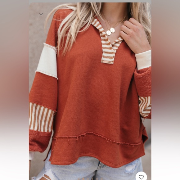 The Post Hudson Rust Pullover - Picture 4 of 7